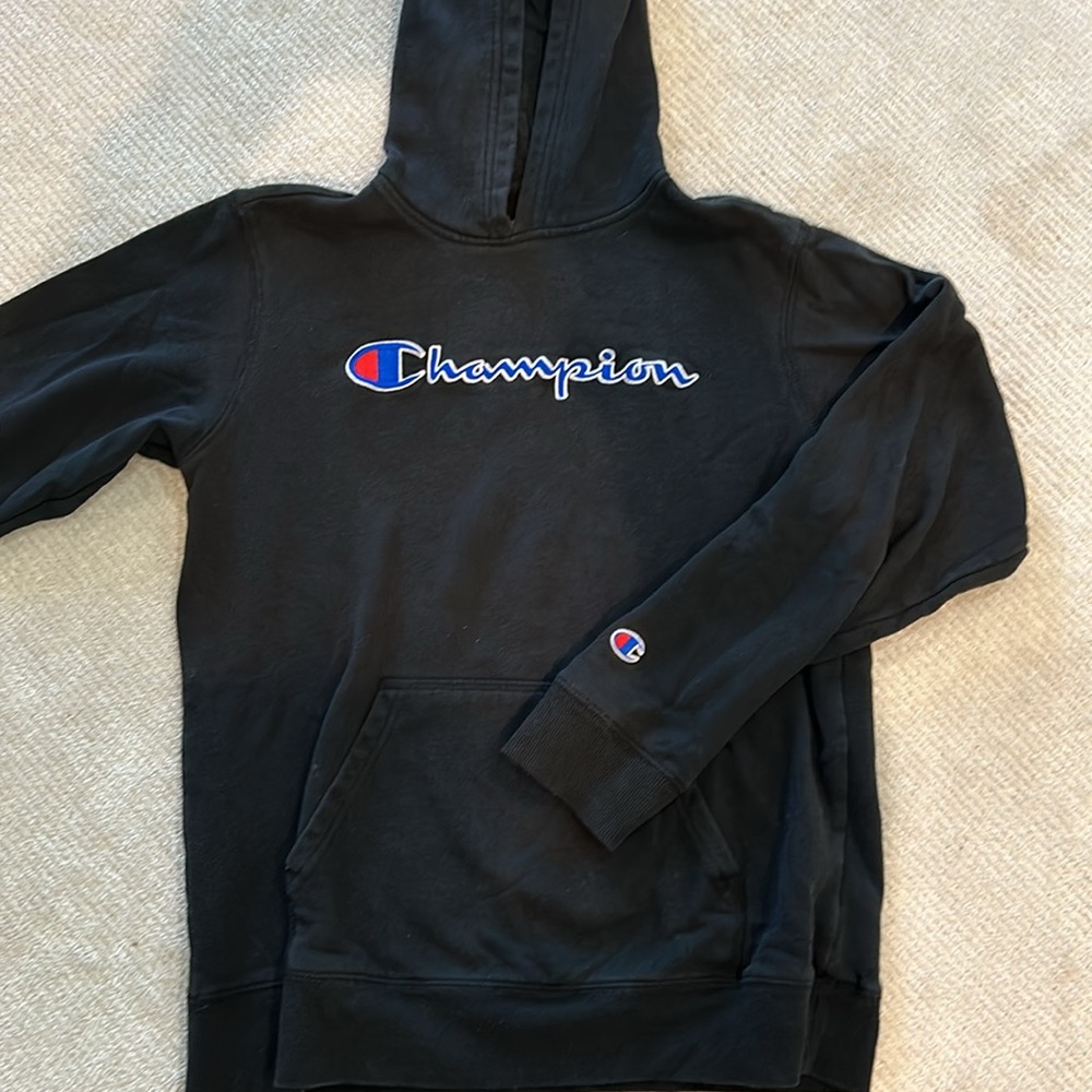 Champion Boys Sweatshirt Kids sz XL Hoodie Large black